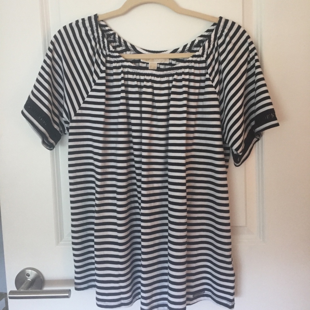 NWT! Michael by Michael Kors Striped Top